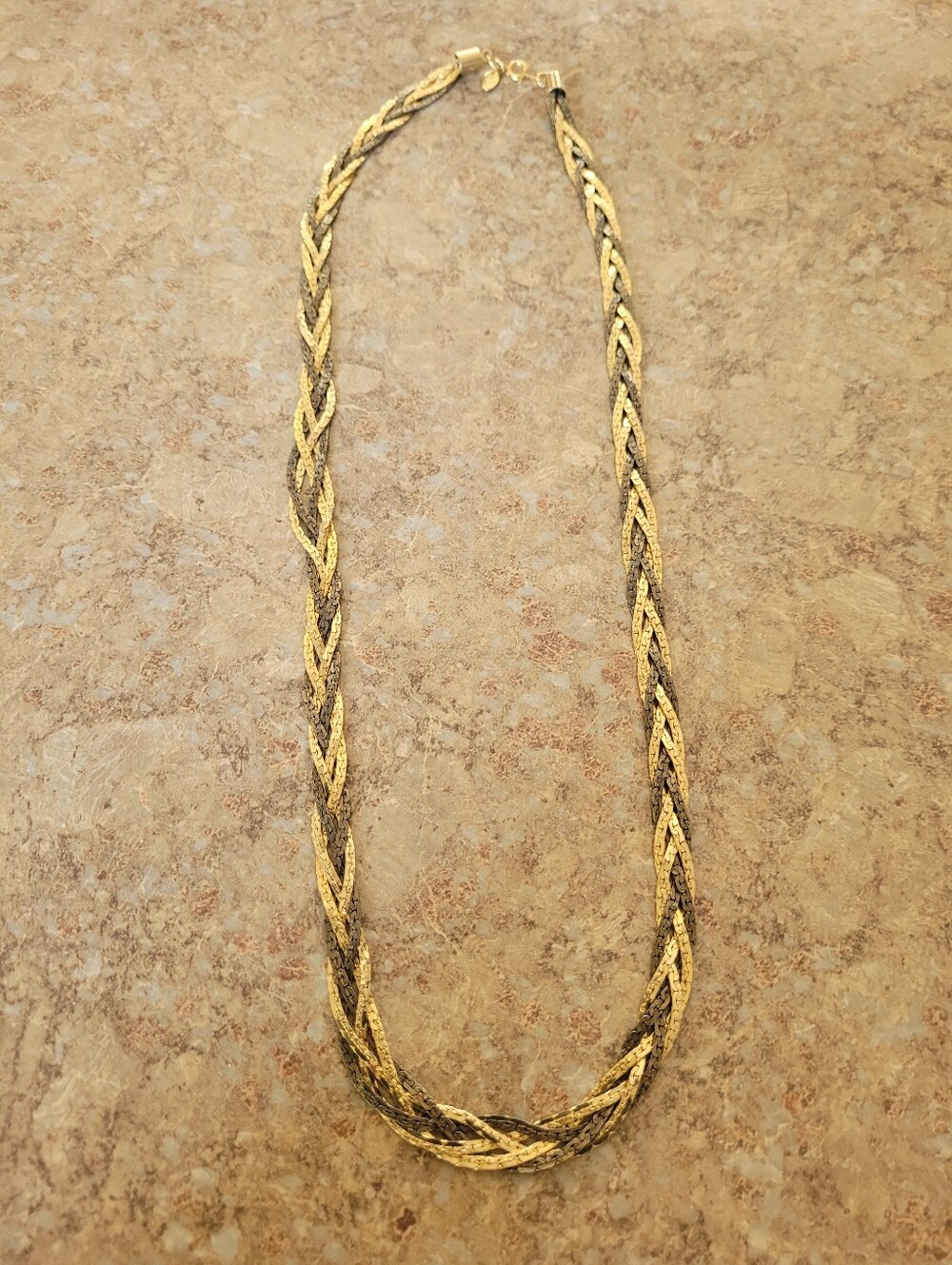 Premier Designs Gold and Silver Plated Braided Necklace - Women Jewelry